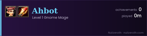 Signature card for Ahbot