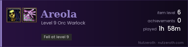 Signature card for Areola
