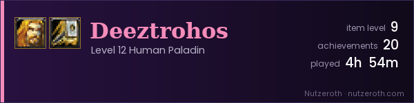 Signature card for Deeztrohos