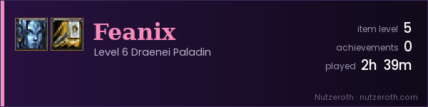 Signature card for Feanix