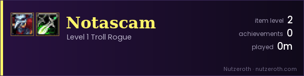 Signature card for Notascam