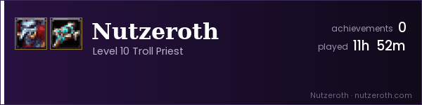 Signature card for Nutzeroth