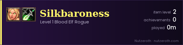 Signature card for Silkbaroness