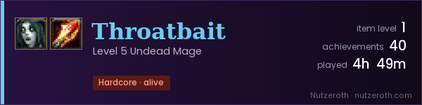 Signature card for Throatbait